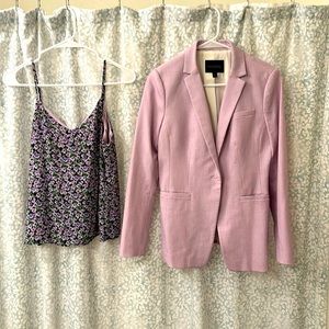 Banana republic blazer + matching cami